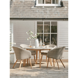 Two Faux Rattan Dining Chairs - thumbnail 2