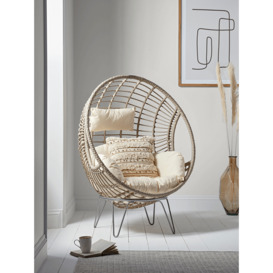 Indoor Outdoor Hanging Chair - Grey - thumbnail 2