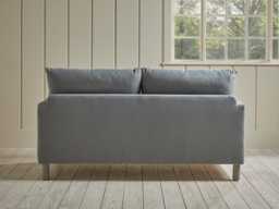 Edmonton Two Seater Sofa - French Blue Cotton Stripe - thumbnail 5