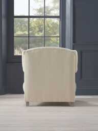 Artes Armchair - Soft Eau De Nil Wide Cotton Stripe - thumbnail 5