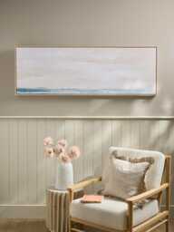Framed Hand Painted Seascape Canvas