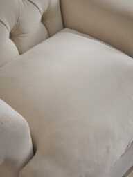 Bern Armchair - Mink Grey Opulent Cotton Velvet - thumbnail 4