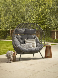 Indoor Outdoor Double Seated Occasional Chair - thumbnail 1