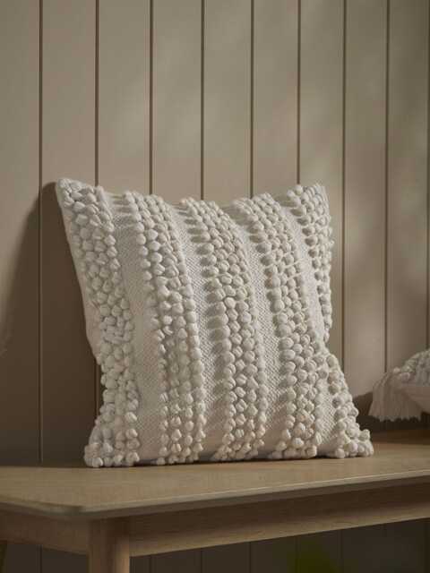 Cream Bobble Cushion - image 1
