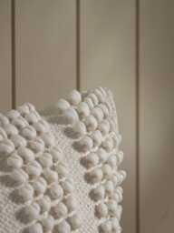 Cream Bobble Cushion - thumbnail 3