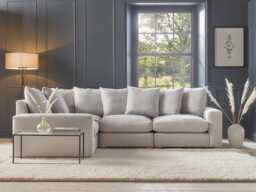 Lyon Corner Sofa - Barley Cotton Stripe - thumbnail 3
