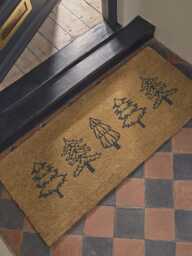 Festive Trees Doormat - Double - thumbnail 1