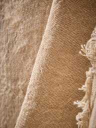 Frayed Edge Bedspread - Natural - thumbnail 4