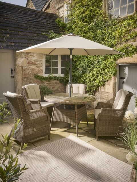Ashcombe 4 Seater Parasol Dining Set - image 1