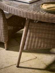 Ashcombe 4 Seater Parasol Dining Set - thumbnail 2