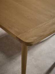 Weathered Oak Rectangle Dining Table - 6 Seater - thumbnail 3