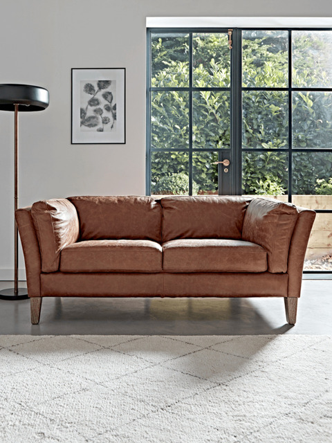 Tetbury Leather Sofa - Tan - image 1