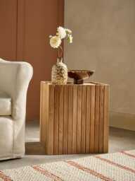 Teak Storage Table - thumbnail 1