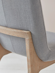 Manila Upholstered Dining Chair - Set of 2 - thumbnail 2