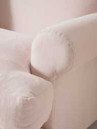 Kiruna Love Seat - Peony Wide Cotton Stripe - thumbnail 2