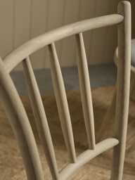 Spindle Back Wooden Dining Chair - Set of 2 - thumbnail 2