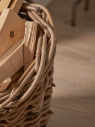 Rattan Kindling Basket - thumbnail 4