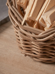Rattan Kindling Basket - thumbnail 3