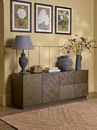 Etched Door Sideboard