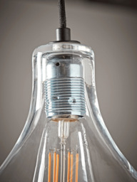 Teardrop Pendant - Clear - thumbnail 5