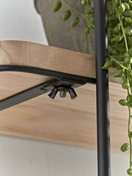 Industrial Wood & Metal Shelf Unit - Large - thumbnail 5