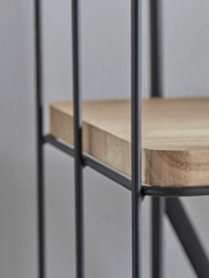 Industrial Wood & Metal Shelf Unit - Large - thumbnail 4