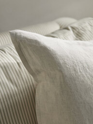 Cotton Linen Large Square Cushion Cover - Natural - thumbnail 2