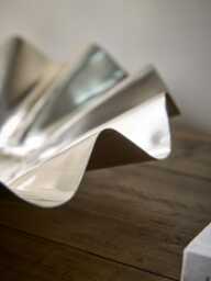 Statement Fluted Bowl - Steel Finish - thumbnail 2