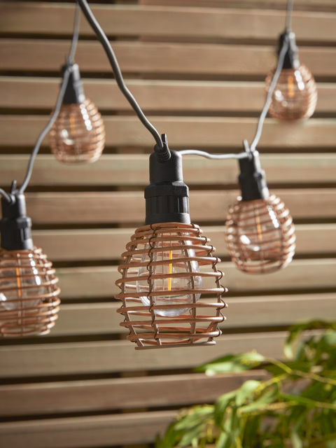 Faux Rattan Festoon Lights - image 1