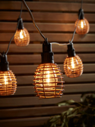 Faux Rattan Festoon Lights - thumbnail 2