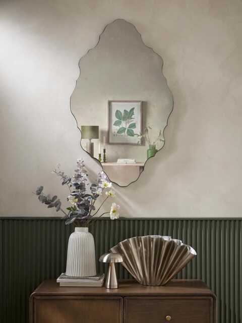Vintage Style Antique Glass Mirror - image 1