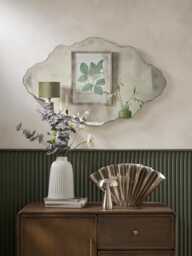 Vintage Style Antique Glass Mirror - thumbnail 2