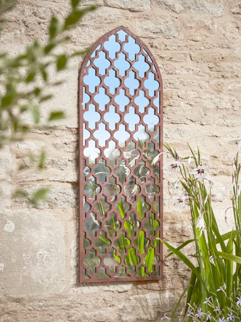 Outdoor Trellis Mirror - image 1