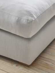 Lyon Ottoman - Cardamom Opulent Cotton Velvet - thumbnail 2