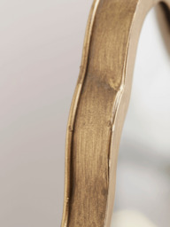 Folding Table Mirror Brass - thumbnail 2