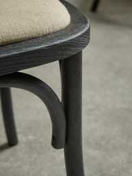 Black Oak Cross Back Dining Chair - Set of 2 - thumbnail 4