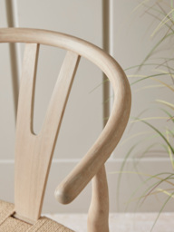 Oak Bow Back Dining Chair - thumbnail 3