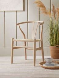 Oak Bow Back Dining Chair - thumbnail 1