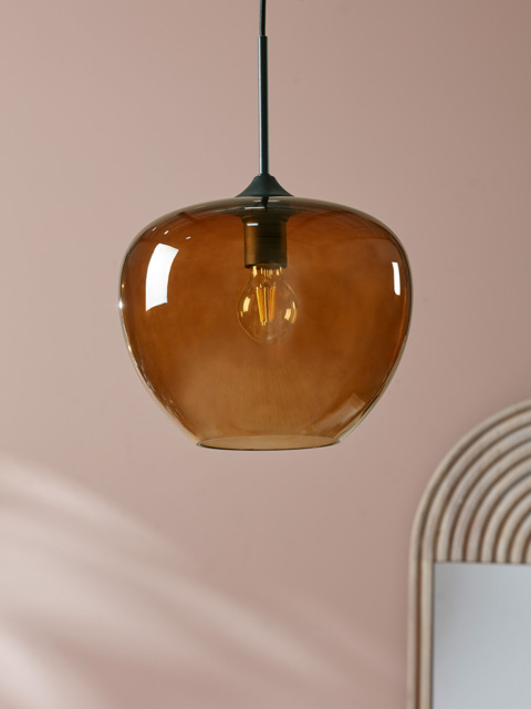 Mia Pendant - Amber Glass - image 1