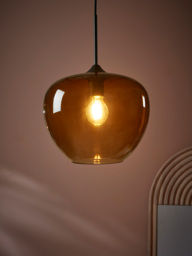 Mia Pendant - Amber Glass - thumbnail 2