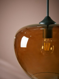 Mia Pendant - Amber Glass - thumbnail 3