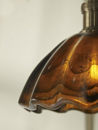 Amber Scalloped Wall Light - thumbnail 3