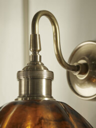 Amber Scalloped Wall Light - thumbnail 5