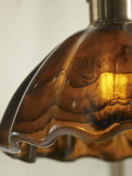 Amber Scalloped Wall Light - thumbnail 4