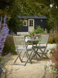 Ravenna Bistro Set - Grey - thumbnail 1
