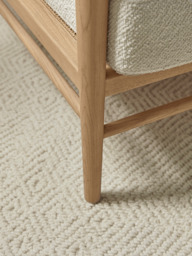 Bouclé & Cane Armchair - thumbnail 5