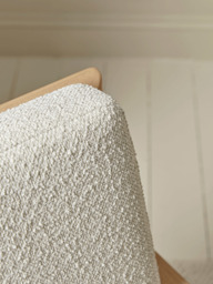 Bouclé & Cane Armchair - thumbnail 3