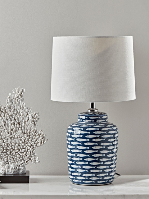 Blue Fish Table Lamp - image 1