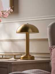 Deco Brass Rechargeable Table Lamp - thumbnail 1