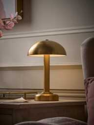 Deco Brass Rechargeable Table Lamp - thumbnail 2
